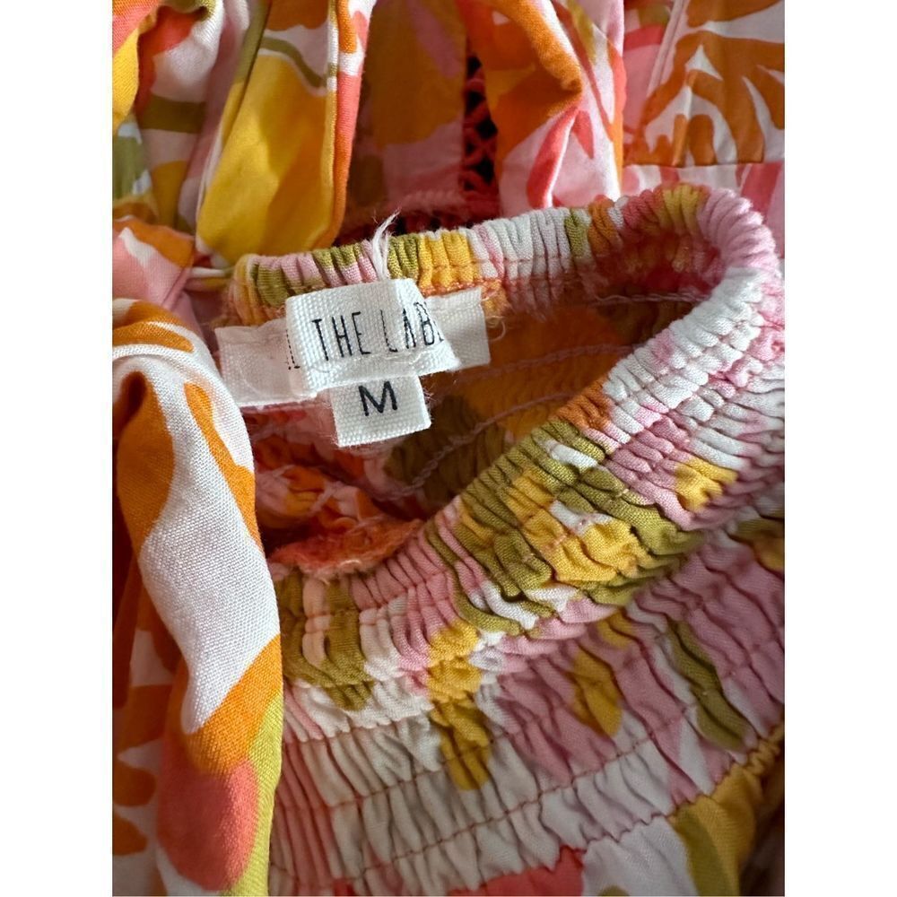 Abel the Label Maxi Dress Tie Back High Neck Medium - Picture 6 of 6
